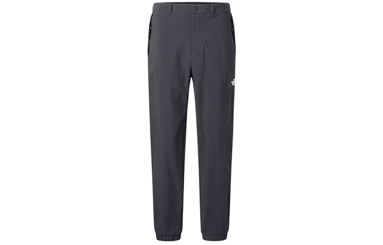 THE NORTH FACE FW22 Pioneer Design Series Knitted Sweatpants Men's Gray Moderate Cuffed Pants