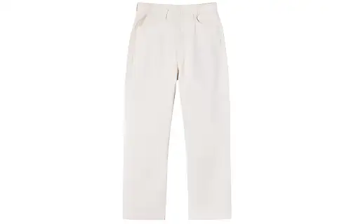 Stussy Casual Pants Unisex White Moderate Straight Fit Pants