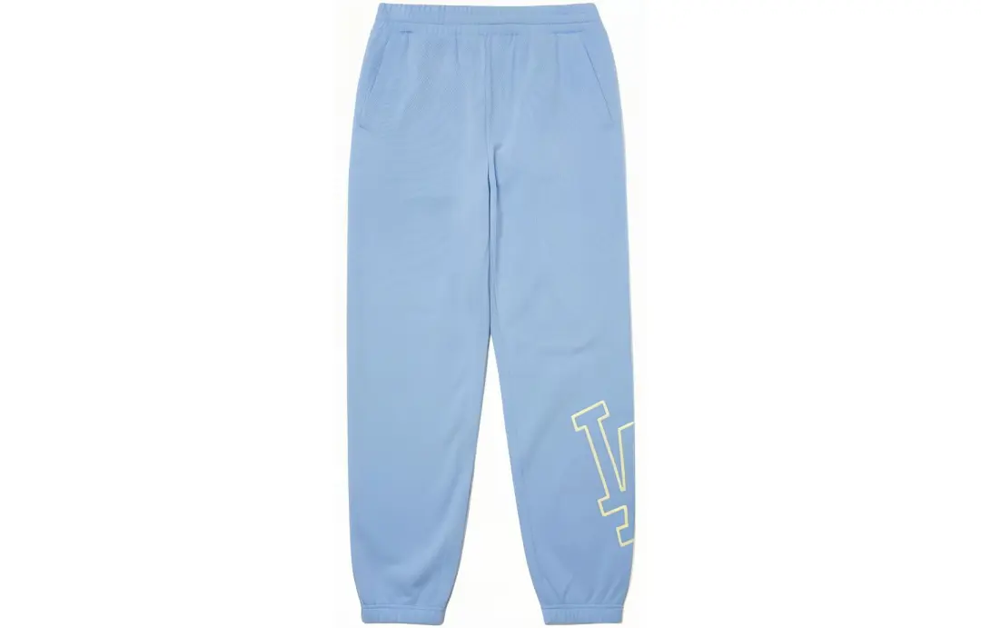 MLB Los Angeles Dodgers Knitted Sweatpants Unisex Light Blue