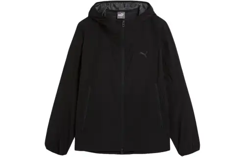 PUMA Jackets Men's Black Hooded Moderate Other