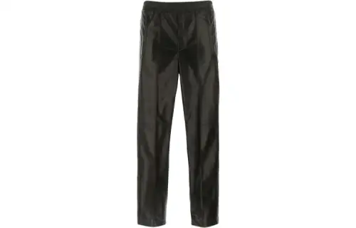 PRADA Casual Pants Men's Black Moderate Straight Fit Pants