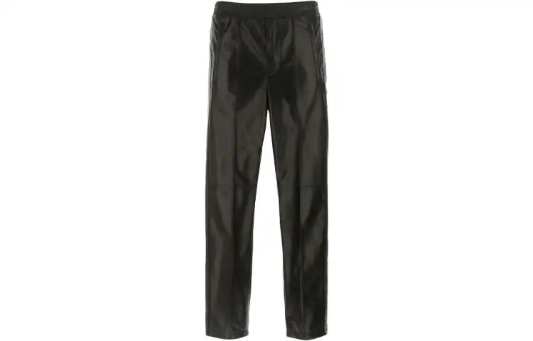 PRADA Casual Pants Men's Black Moderate Straight Fit Pants
