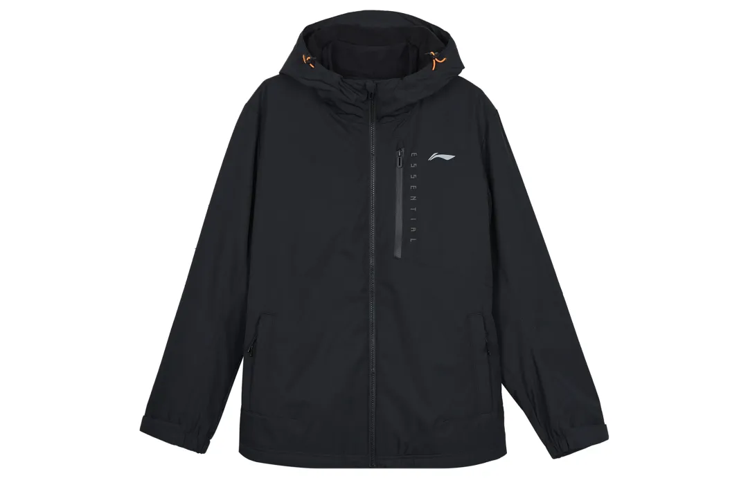 Li Ning Sports Fashion Collection Trench Coat Unisex Black