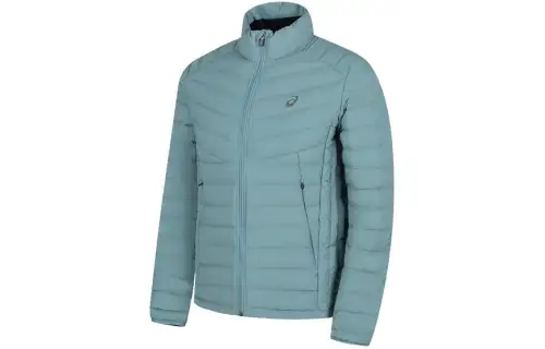 Asics Down Jacket Men's Blue Green