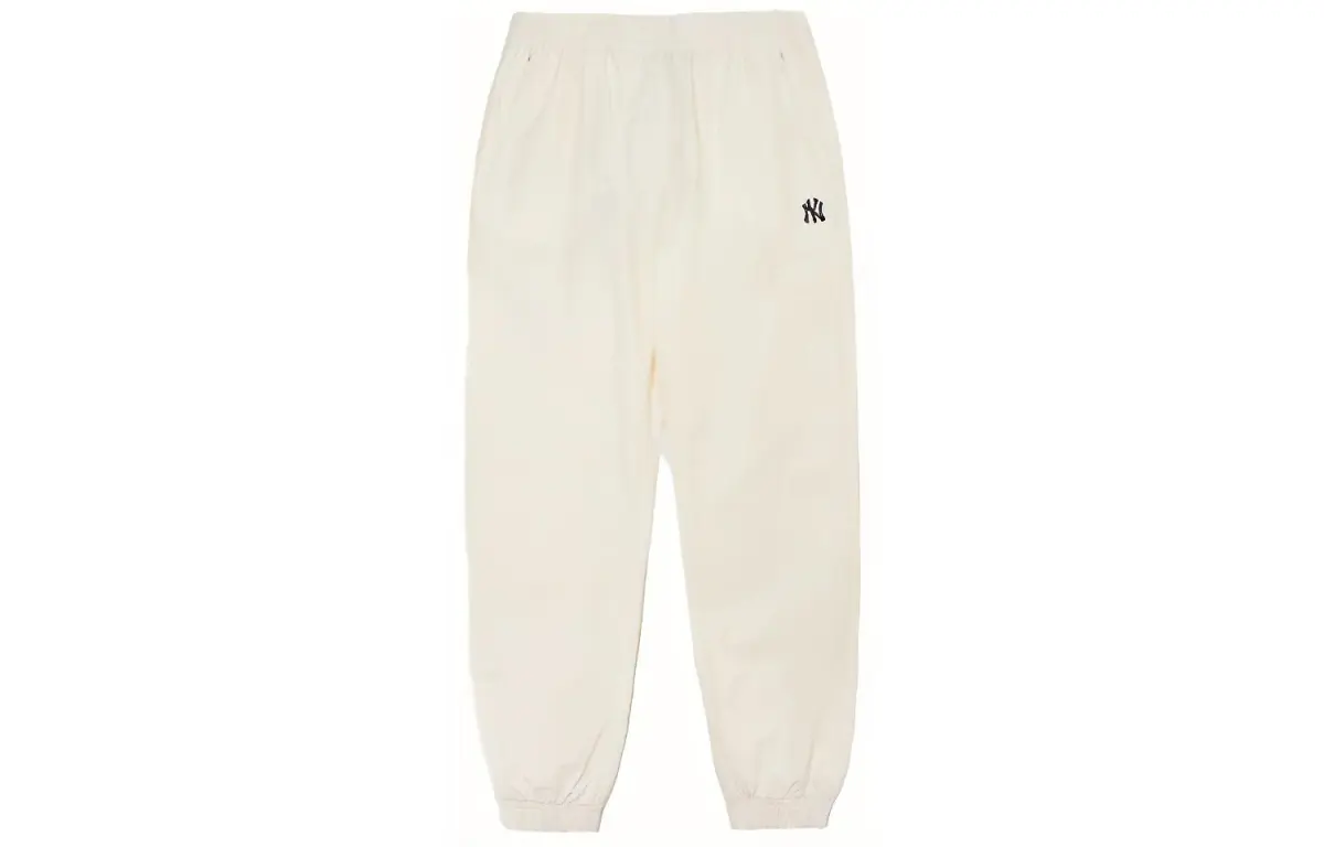 MLB New York Yankees Casual Pants Unisex Ivory White