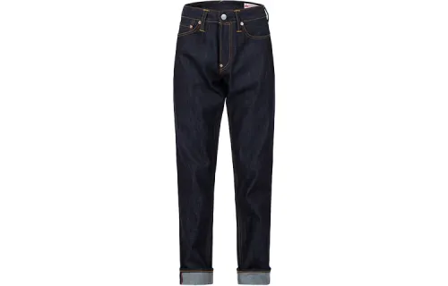 EVISU Straight Jeans Men's Denim Blue