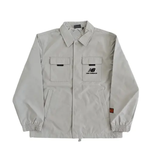 New Balance Jackets & Coats Unisex Gray White