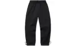 Li Ning BADFIVE Knitted Sweatpants Men's Black Moderate Cuffed Pants