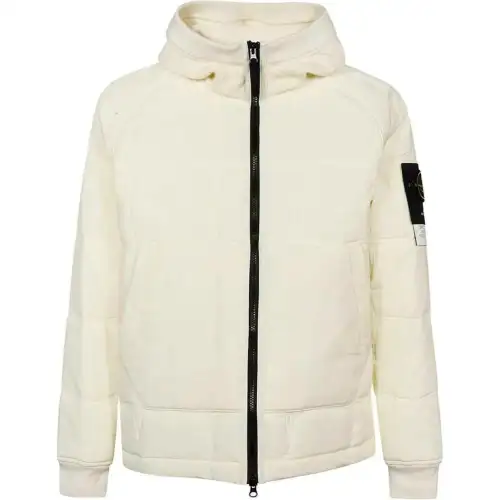 STONE ISLAND Jackets & Coats Unisex White