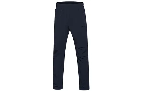 Li Ning Knitted Sweatpants Men's Navy Blue Moderate Straight Fit Pants