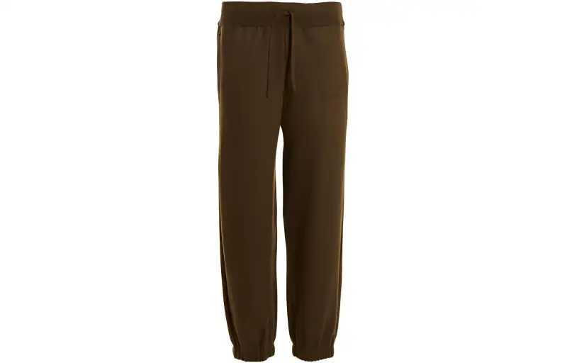 Loro Piana FW22 Knitted Sweatpants Men's Umber