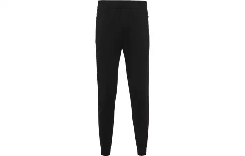 PRADA Knitted Sweatpants Men's Black Moderate Cuffed Pants