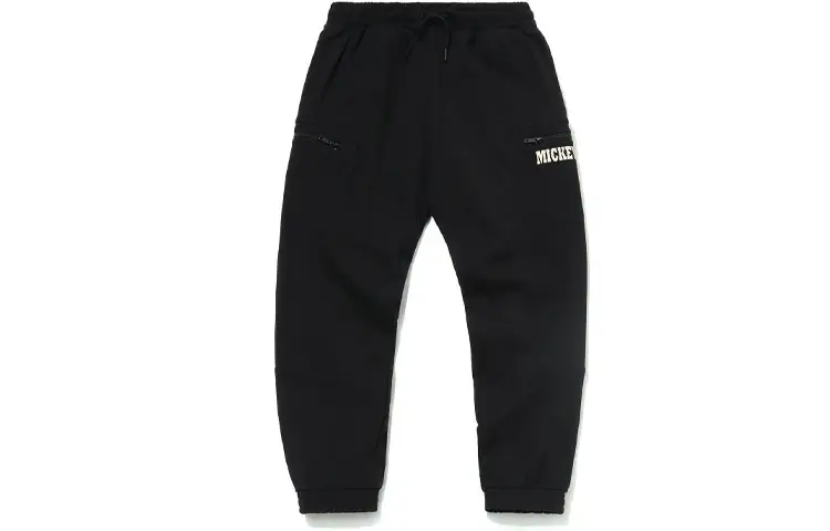 Li Ning x Disney Knitted Sweatpants Men's Black