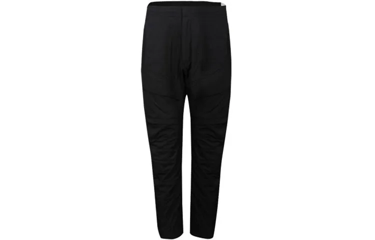 Nike Knitted Sweatpants Men's Black Moderate Tapered Pants