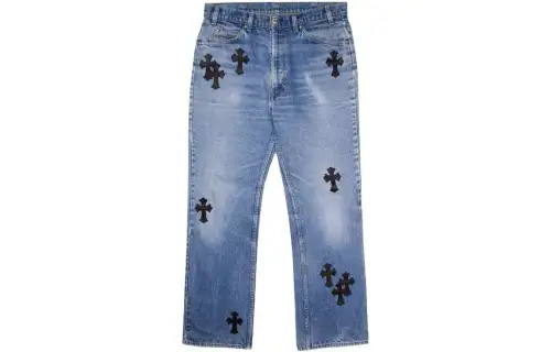 Chrome Hearts Jeans Men's Blue Moderate Other