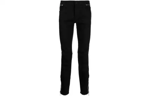 GUCCI Zip Detailed Mid Rise Jeans