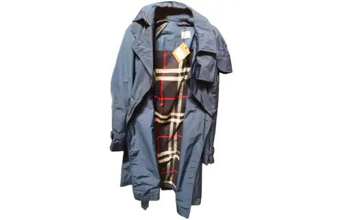 Burberry SS24 Trench Coat Men's Dark Blue