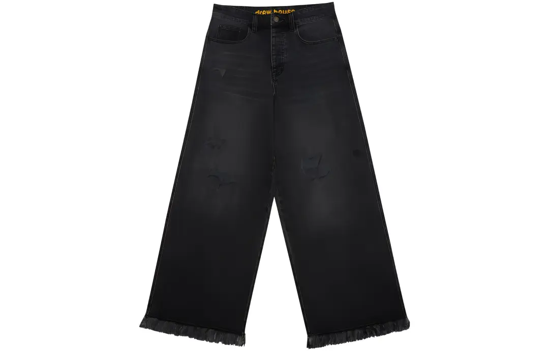 Drew House Fire Extinguishing Series Jeans Unisex Black