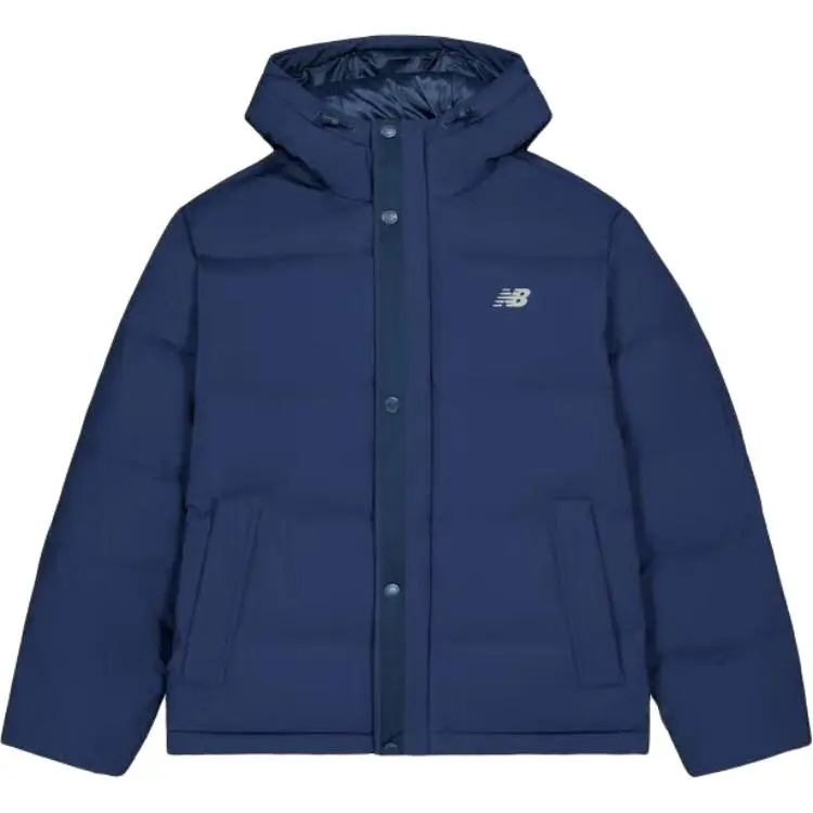 New Balance Casual Down Jacket Down Jacket Men's Navy Blue