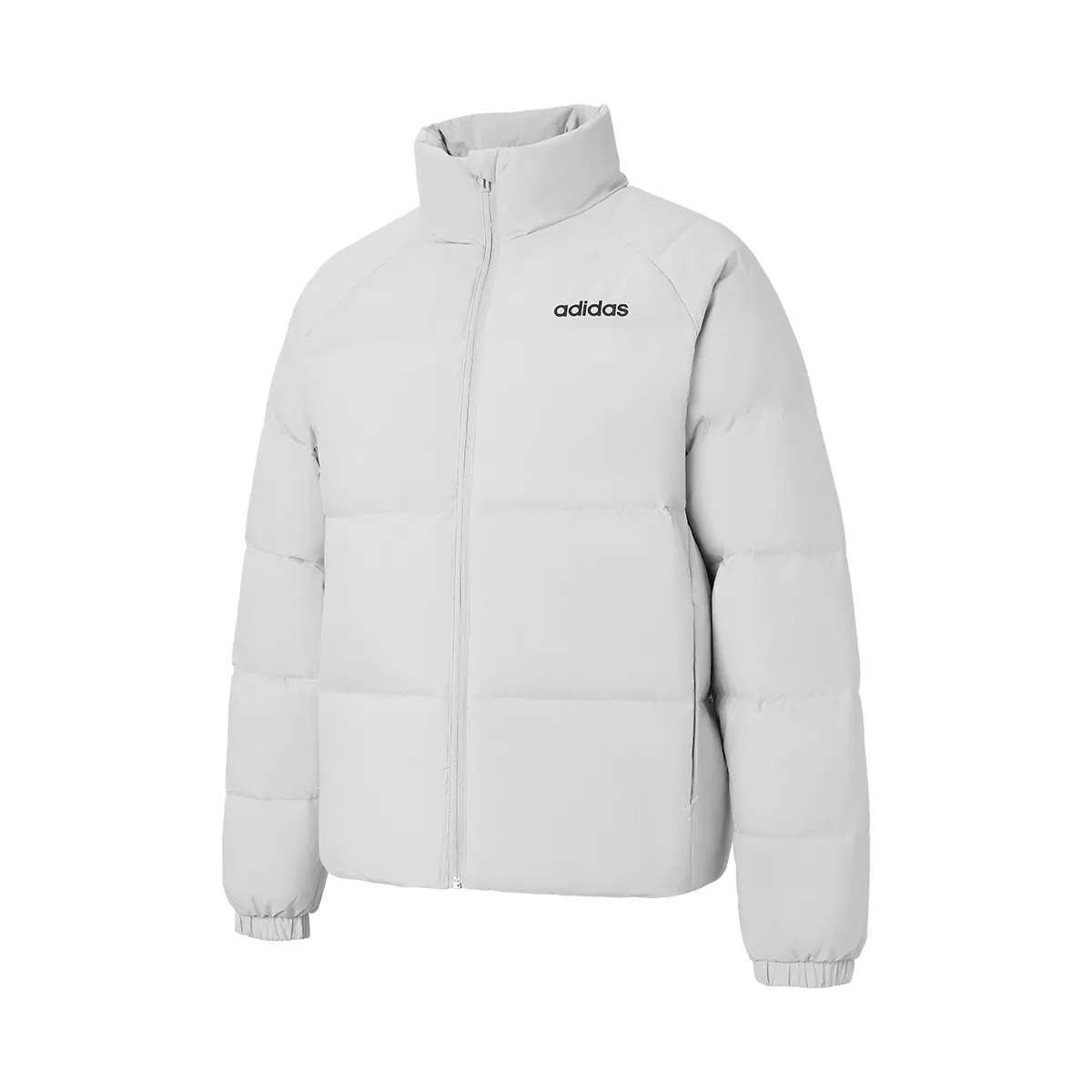 Adidas Down Jacket Unisex Solid Light Gray