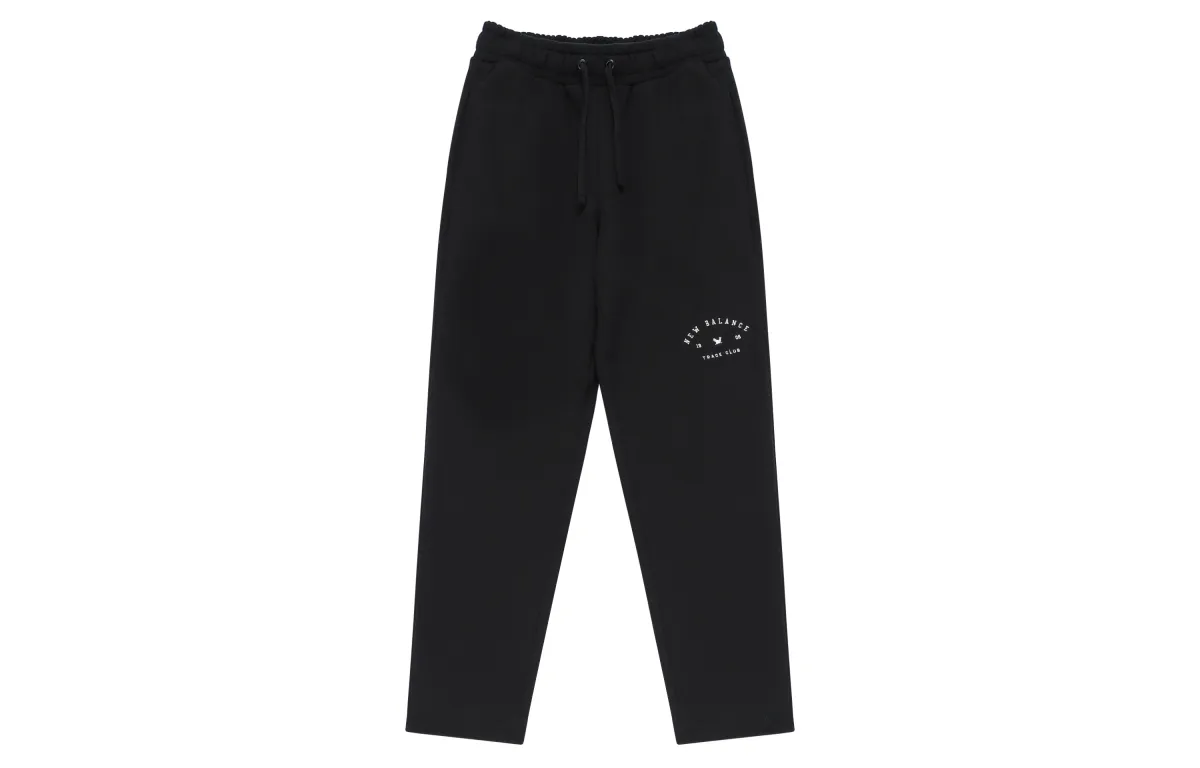 New Balance Running Pants Men's Black Moderate Straight Fit Pants