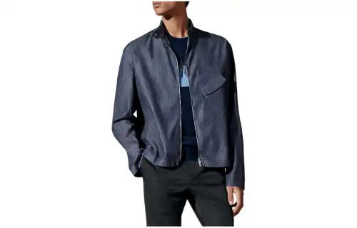 HERMES SS24 Jackets & Coats Men's Indigo