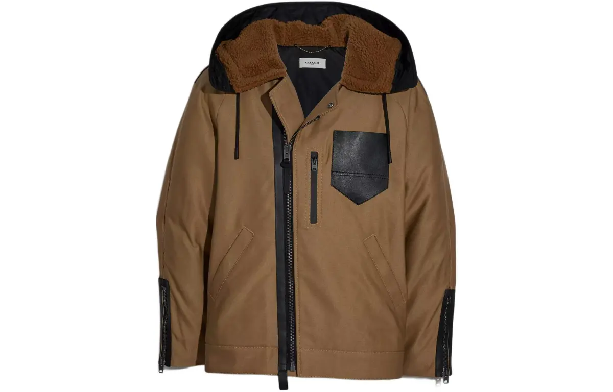 COACH Jackets & Coats Men's Khaki