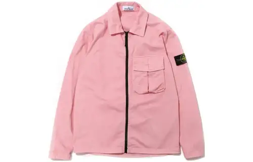 STONE ISLAND Jackets & Coats Men's Pink