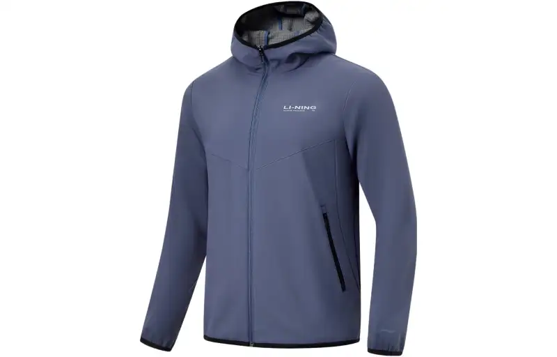 Li Ning Trench Coat Men's Medium Indigo