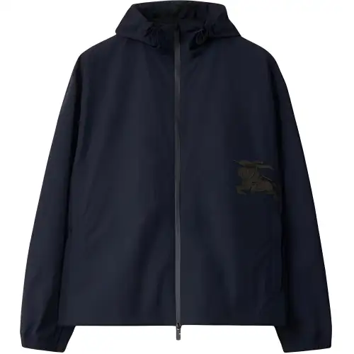 Burberry Logo appliqué Hooded Jacket
