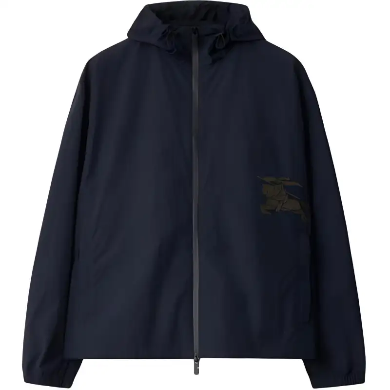 Burberry Logo appliqué Hooded Jacket