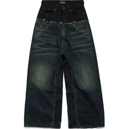 Balenciaga Jeans Loose Fit Unisex Black