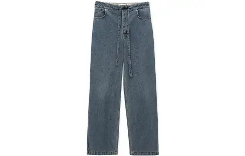 LOEWE Jeans Men's Blue Moderate Straight Fit Pants