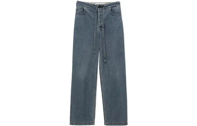 LOEWE Jeans Men's Blue Moderate Straight Fit Pants