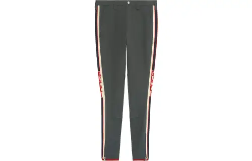 GUCCI Casual Pants Men's Gray Moderate Tapered Pants