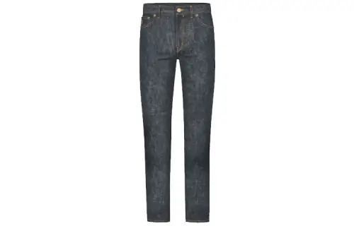 LOUIS VUITTON New Quarterly Products Of LV Jeans Men's Black Moderate Straight Fit Pants