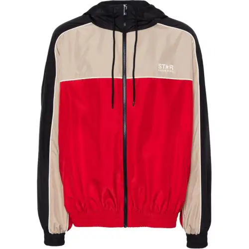 Golden Goose logo-print windbreaker