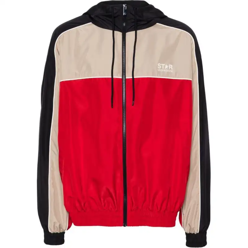 Golden Goose logo-print windbreaker