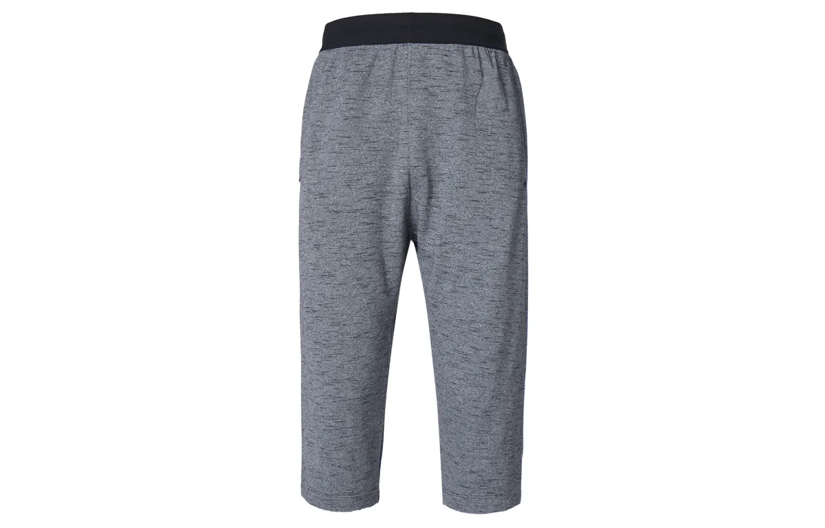 Nike Knitted Sweatpants Men's Iron Gray Moderate Straight Fit Pants
