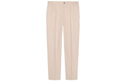 GUCCI Casual Pants Men's Ivory Moderate Straight Fit Pants