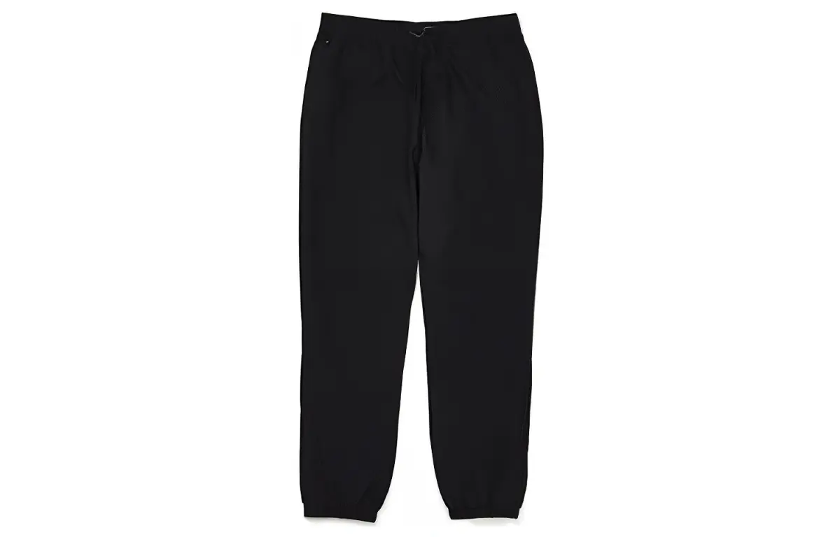 New Balance Knitted Sweatpants Men's Black Moderate Cuffed Pants