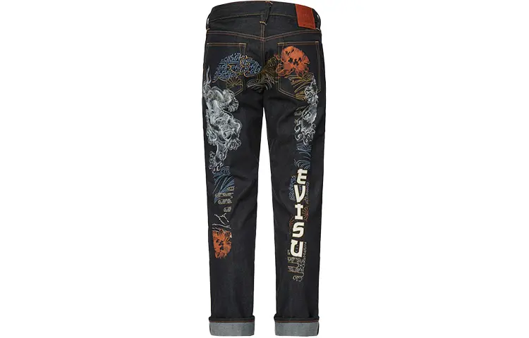 EVISU SS22 Jeans Men's Denim Blue