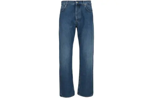 LOEWE Jeans Men's Blue Moderate Straight Fit Pants