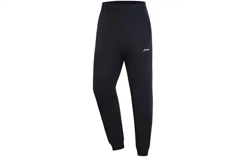Li Ning Knitted Sweatpants Men's Standard Black