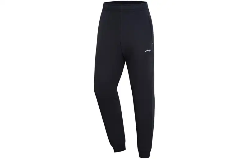 Li Ning Knitted Sweatpants Men's Standard Black