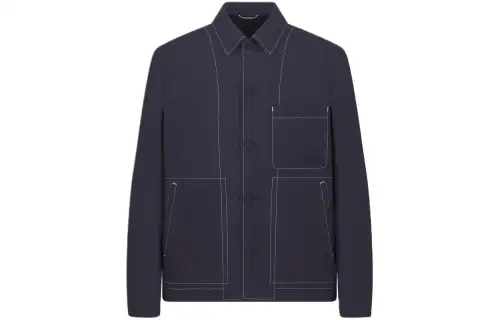 Dior Collared Button-Up Jacket