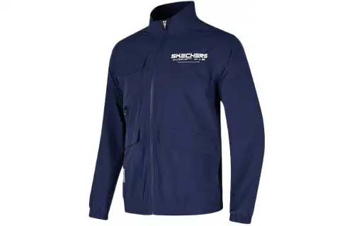 Skechers Basic Sports Collection Jackets & Coats Men's Marine Preppy