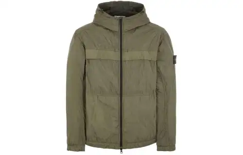 STONE ISLAND Zip-Up Hooded Jacket