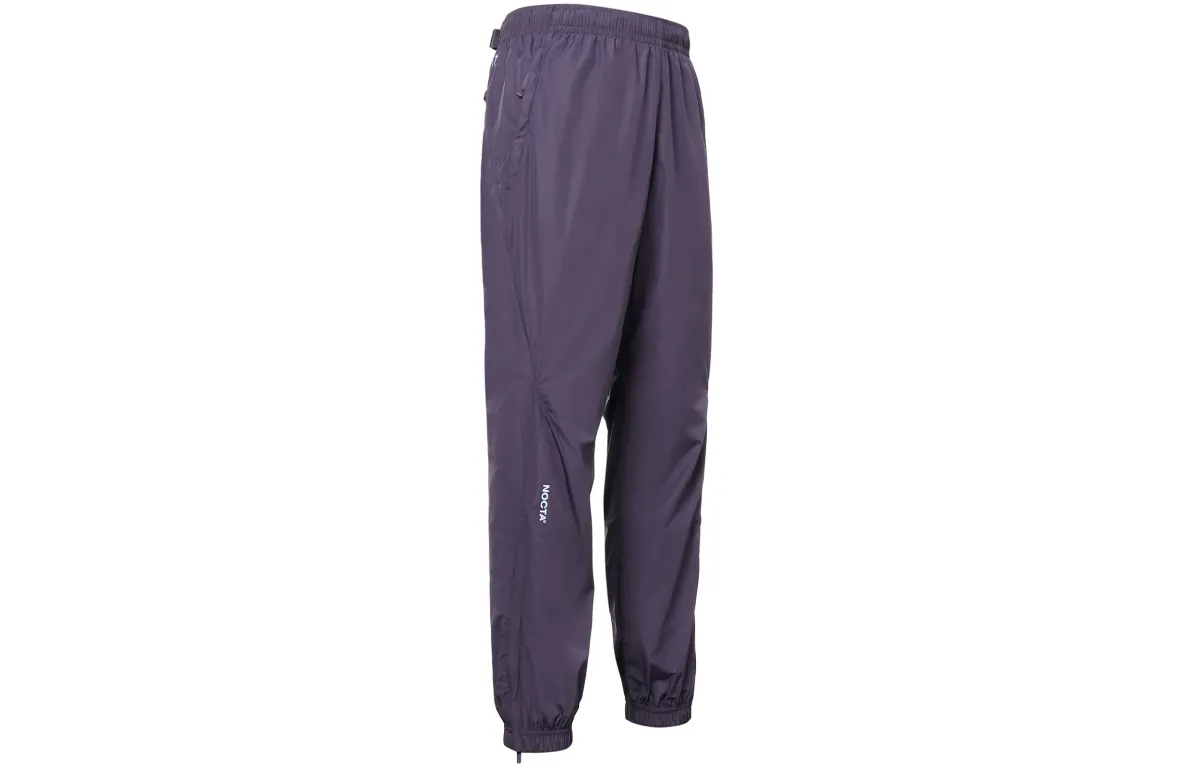 Nike X Drake NOCTA Knitted Sweatpants Asia Version Men's Purple
