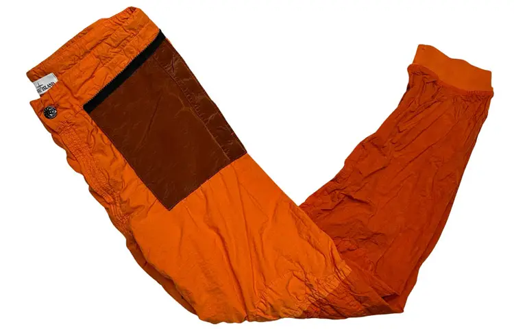 STONE ISLAND Cargo Pants Men's Orange